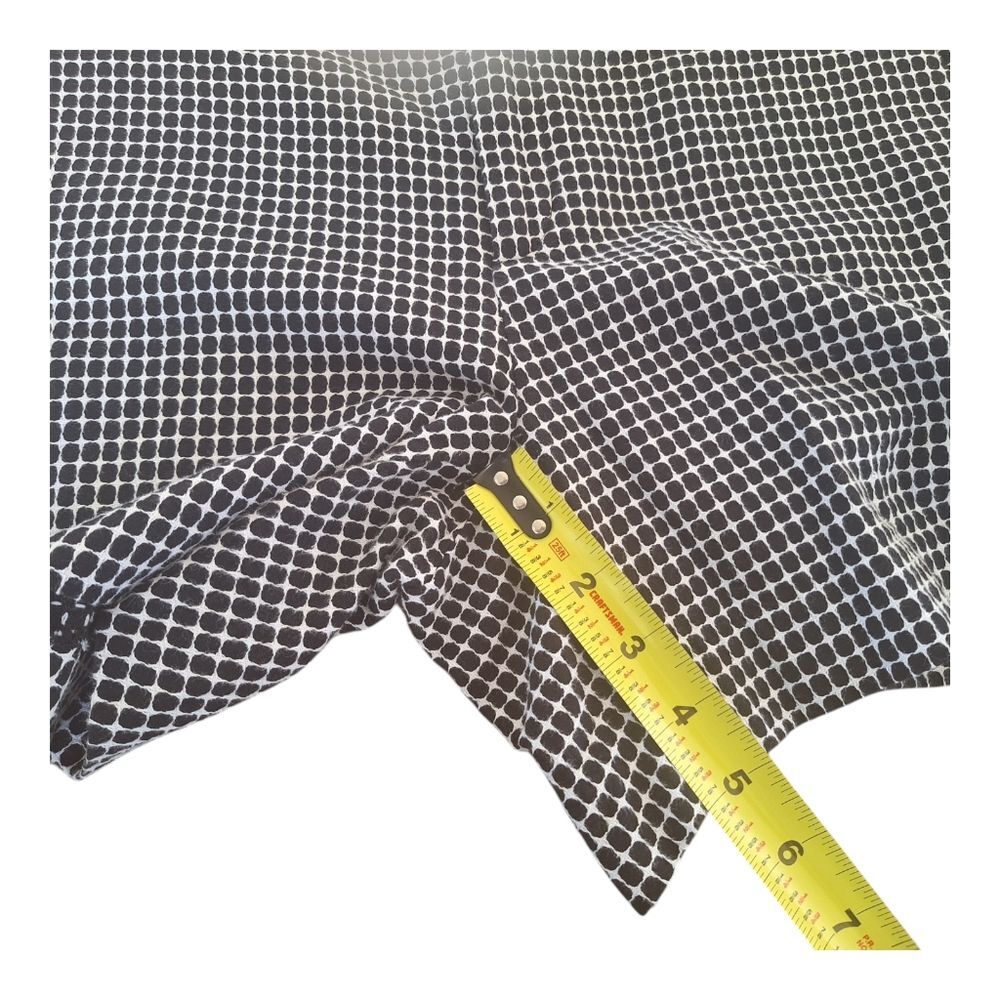 Banana Republic Tailored Jacquard Shorts size 10 Chinos 100% Cotton Black White - Picture 9 of 12